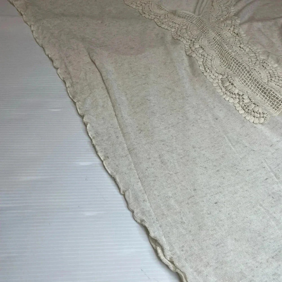 3 for $15 Becca By Rebecca Virtue Wheat Crochet Swim Cover Up Size M/L - Picture 3 of 8